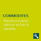 Les commodités